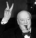 Churchill V-sign