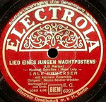 Lied eines jungen
    Wachtpostens